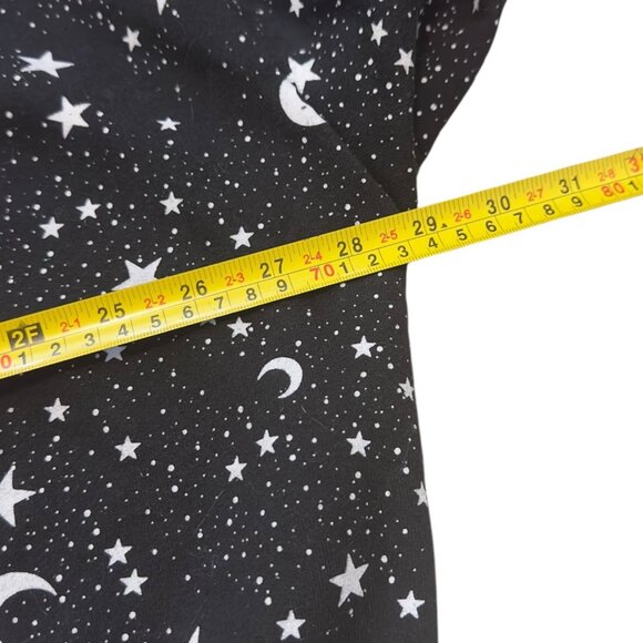 PacSun Black Celestial Sun Stars Moon Graphic AOP Sweatshirt One Size Crewneck - Picture 5 of 10